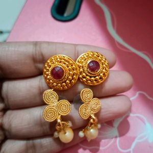 Earrings, Golden Colour