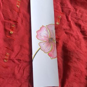 flower pattern bookmark