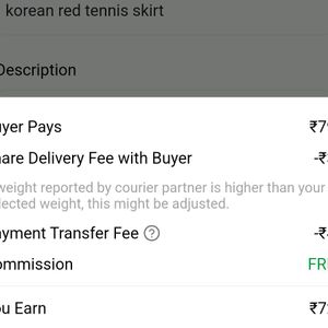 korean red tennis skirt