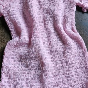 Baby Pink Korean Top