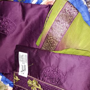 Jaam suit fabric with rayon salwar