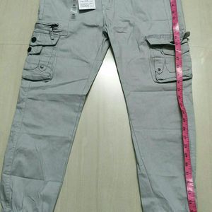 Grey Cargo Pant