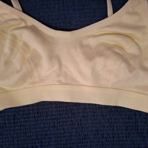 Light Yellow Sports Bra