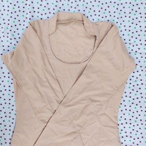 M Size Nude Kurta Full Sleeves