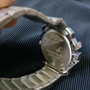 Fastrack Quartz Analog Grey Dial Watch