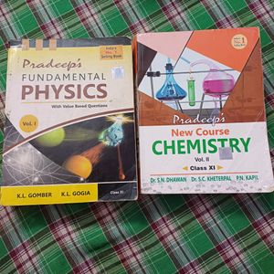 Physics, Chemistry Pradeep book