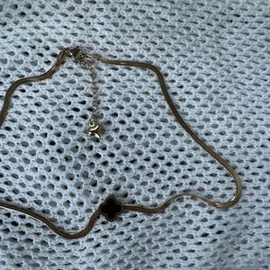 Van Cleef Logo Necklace