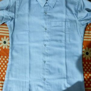 Men Formal Blue Shirt