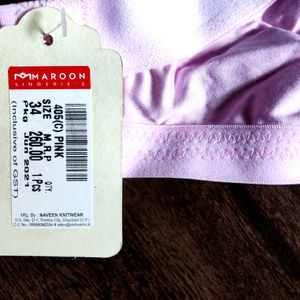 without puf pink bra with new tag