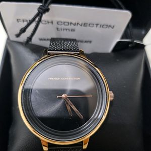 French Connection Black Analog Watch