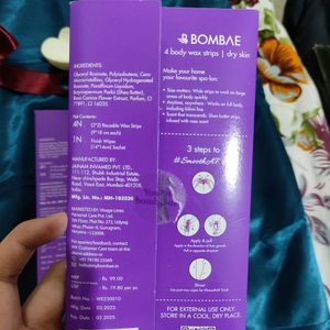 3 PACK BOMBAE WAXING STRIPS