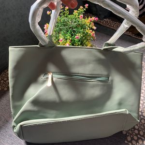 Green Zara Handbag