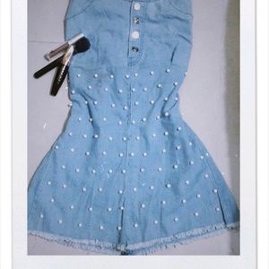 Denim Tube Dress