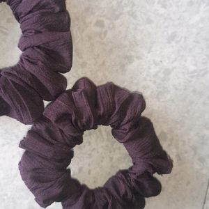 Purple Scrunchies