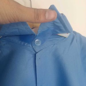 Blue Colour School And Medical Shirt (Men's)