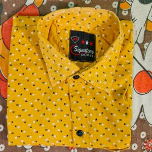 Good Condition Yellow Full Shirt