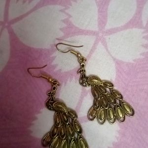 Peacock Metal Earrings