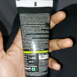 ALNA Activated  CHARCOAL Facewash ( Paraben Free)