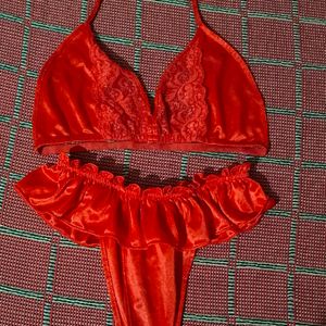 Beautiful Red Bikini Set