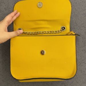 Mustard Tan Sling Bag