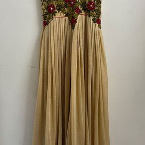 Floral Embroidery Long Frock