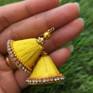 Jhumka Silk Thread Earings