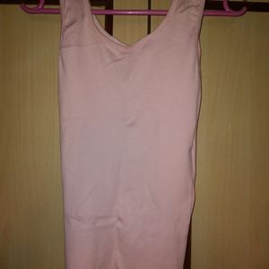 DIWALI OFFER!! Pink Ribbed Tank Top