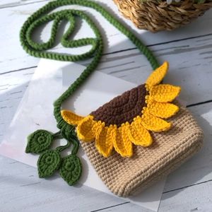 Crochet Sunflower 🌻 Bag