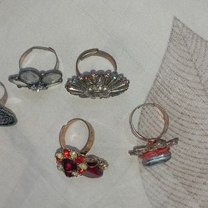 Set Of 5 Rings