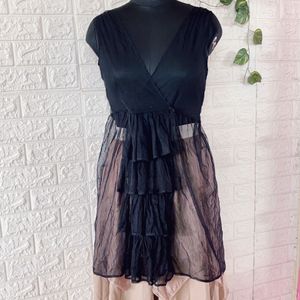 Black Sheer Tunic