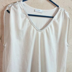 🇫🇷 French Fashion Top Sleeveless White Premium