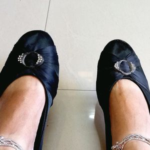 Party Wear/ Casual Shining Shoes Black