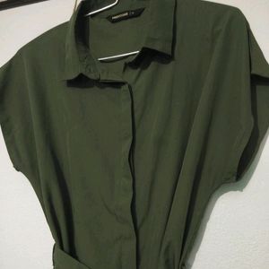 Provogue Green Shirt Dress