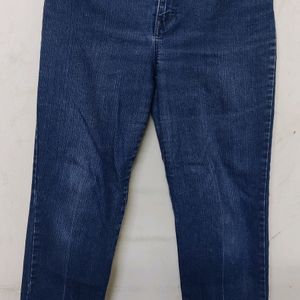 Straight Fit Blue Jeans