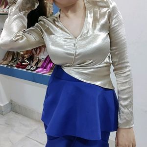 Shiny Satin Top