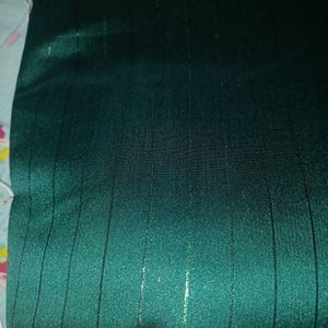 Dark Green Saree