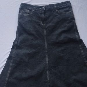 Charcoal Flared Mermaid Skirt