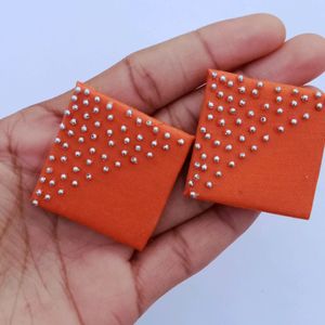 fabric earrings