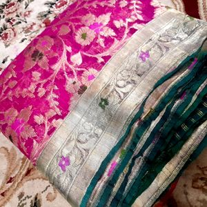 Silk Mark Certified Handloom Pure Georgette