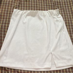 H&M White Skirt