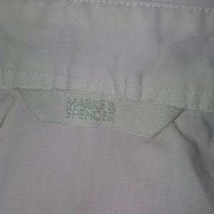Marks & Spencer Off White Shirt