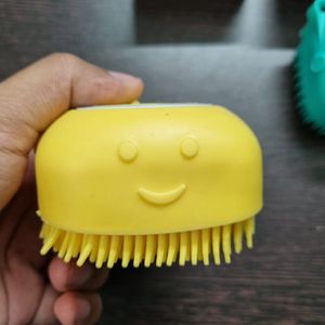 Silicon Massage Bath Brush Hair Scalp & Bathing.