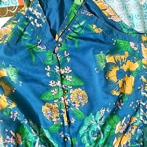 Tropical Print Jumpsuit