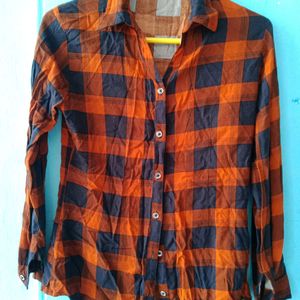 Women Checked Shirt