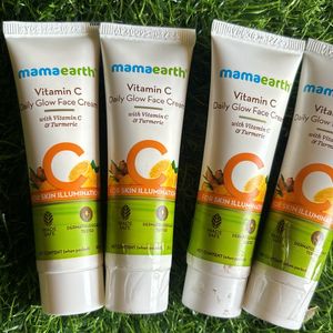 Mamaearth Vitamin C DailyGlow Face  Cream Pack4 Of