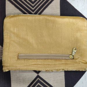 Golden Partywear Clutch