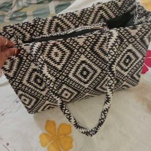 Trendy Casual Canvas Handbag