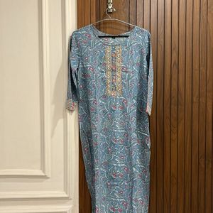 Kurti With Pants And Duppatta