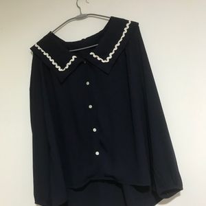 Beautiful Navy Blue Georgette’s Top