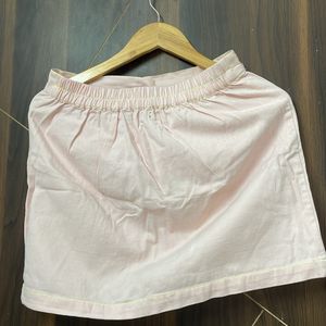 Light Pink Mini Skirt